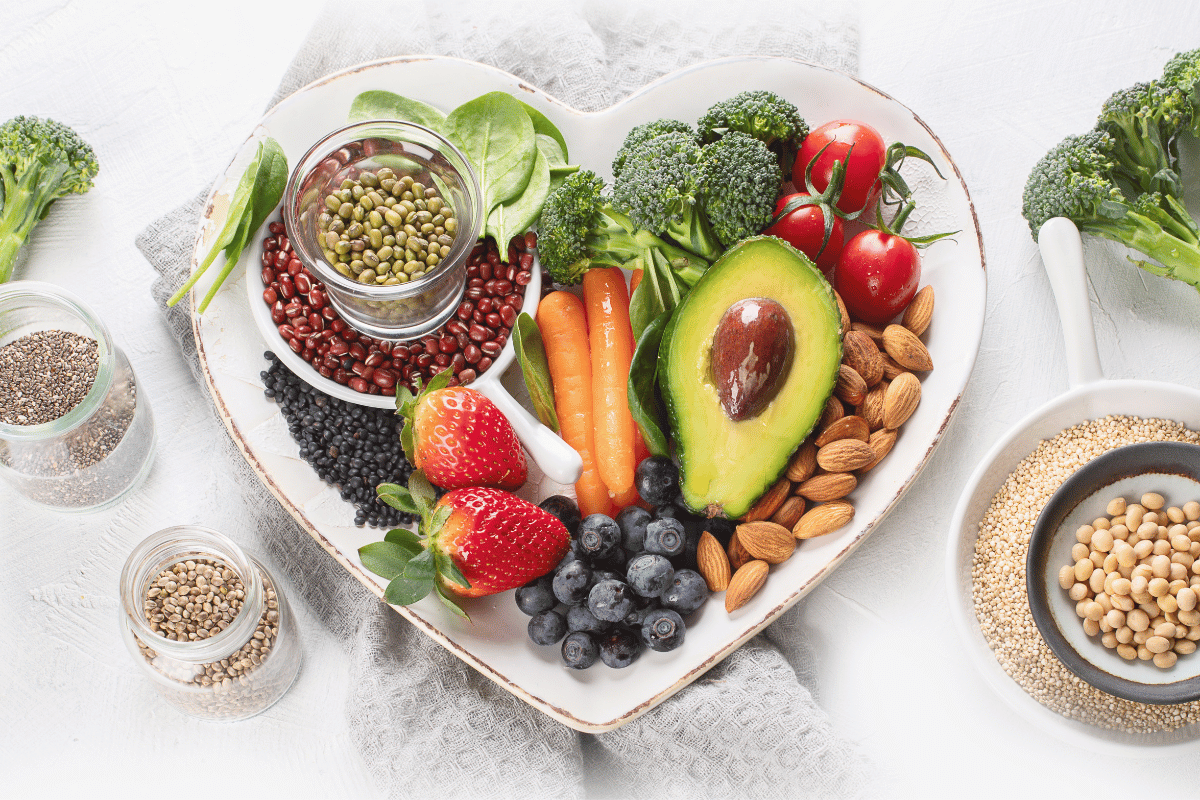 plato de comida parar vegano y vegetariano