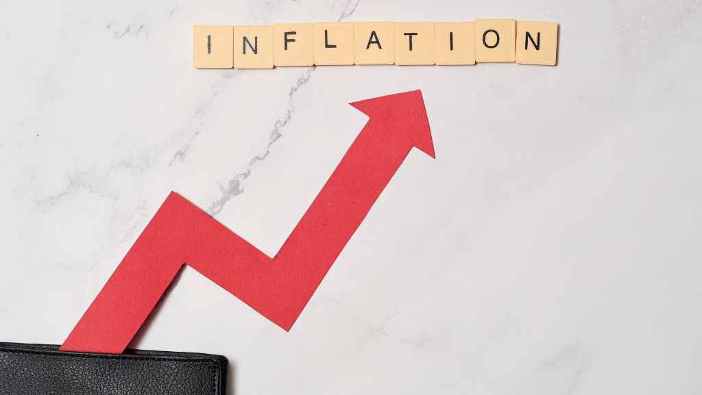 gráfico de precios con inflación y deflación